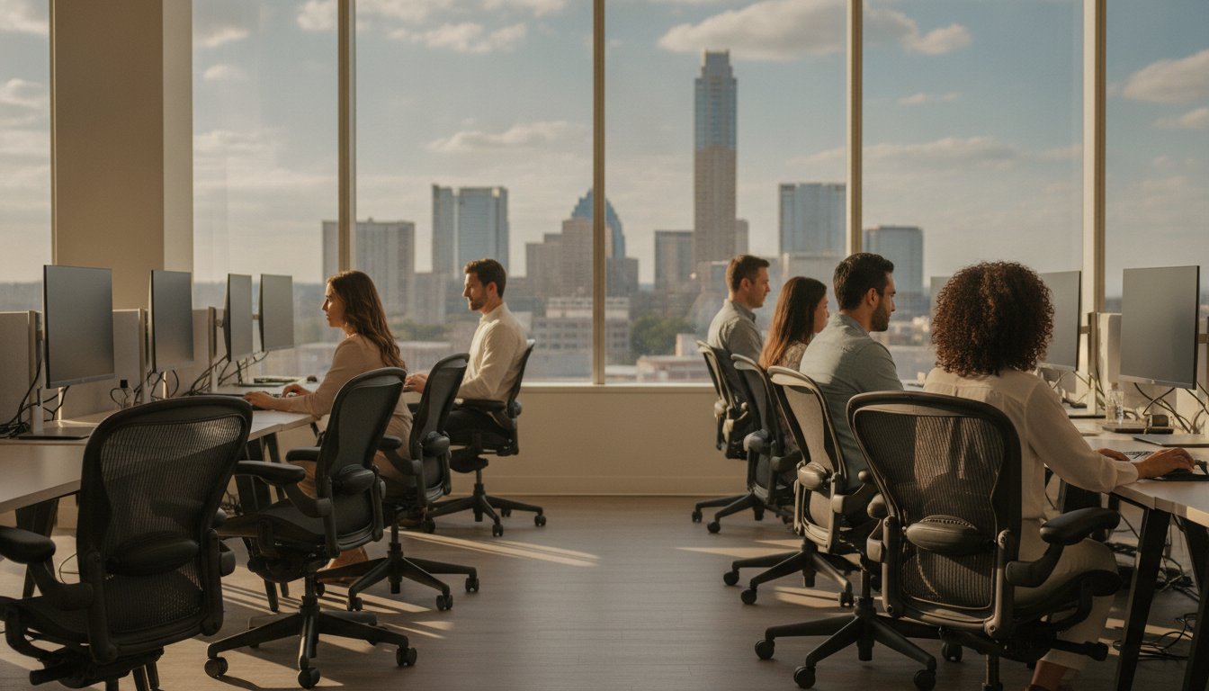 Refurbished Herman Miller Aeron Chairs in Austin: The 2026 Commercial Buyer’s Guide